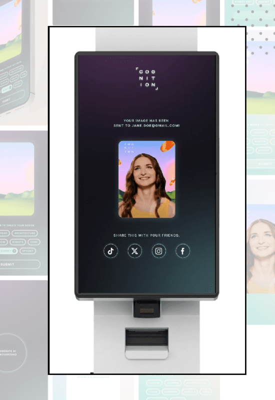 Photobooth with AI Background Generator
